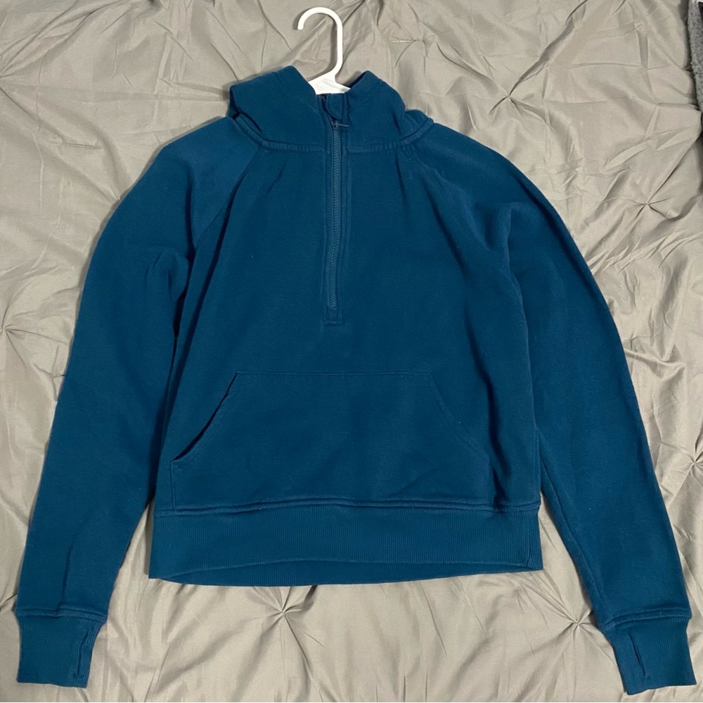 *PRE LOVED* Blue Half Zip Hoodie